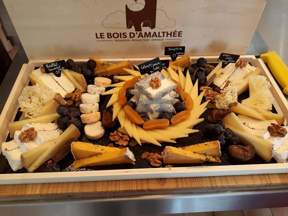 Plateau fromages chèvres - dégustation - Le Bois d'Amalthée